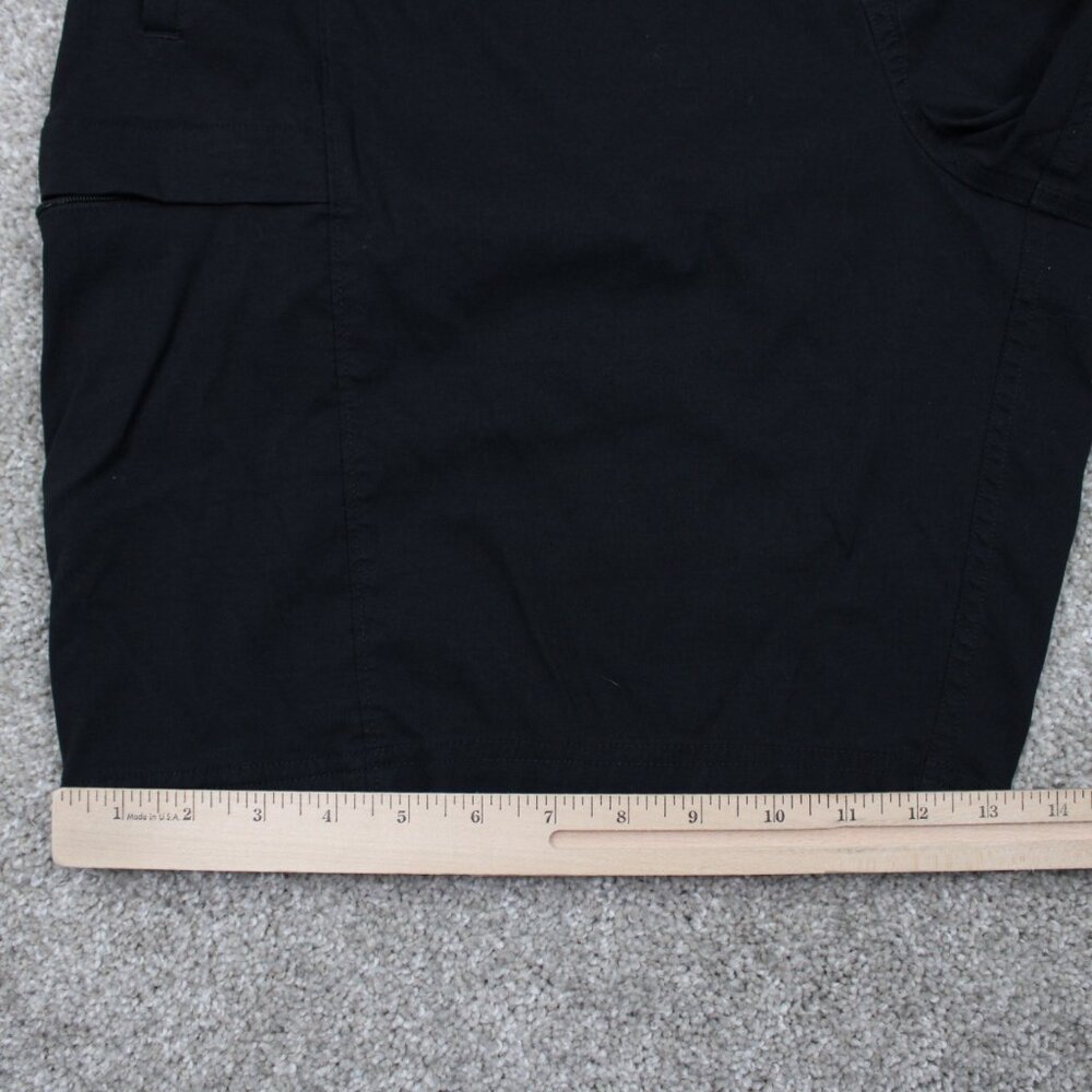 The North Face Class V Belted Shorts Mens 2XL XXL Black Nylon Stretch 9" inseam - Picture 6 of 12
